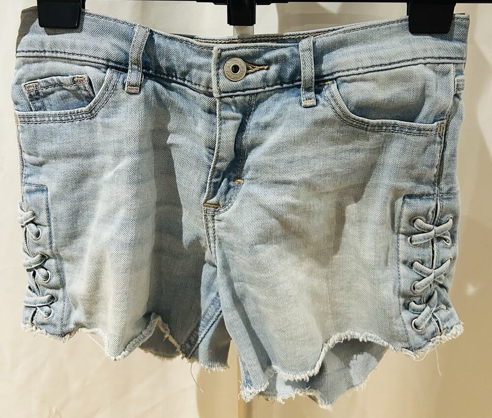 Abercrombie Kids Midi Jean Shorts Girls size 13/14